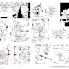 Illustrations for language learning worksheet